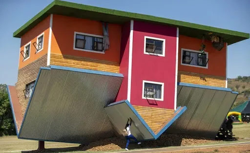 A house being built from the “roof” down