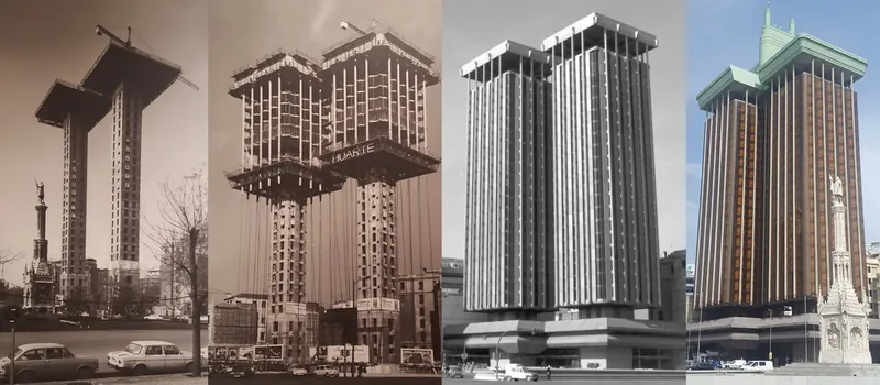 Construction process of the Torres de Colón — Estudio Lamela